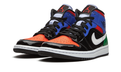 AIR JORDAN 1 MID SE WMNS "Multicolor Patent" CV5276 001
