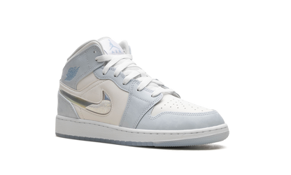 AIR JORDAN 1 MID SE GS "GLITTER SWOOSH" FQ9117 400