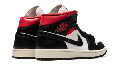 AIR JORDAN 1 MID WMNS "Black / Gym Red / Sail" BQ6472 061