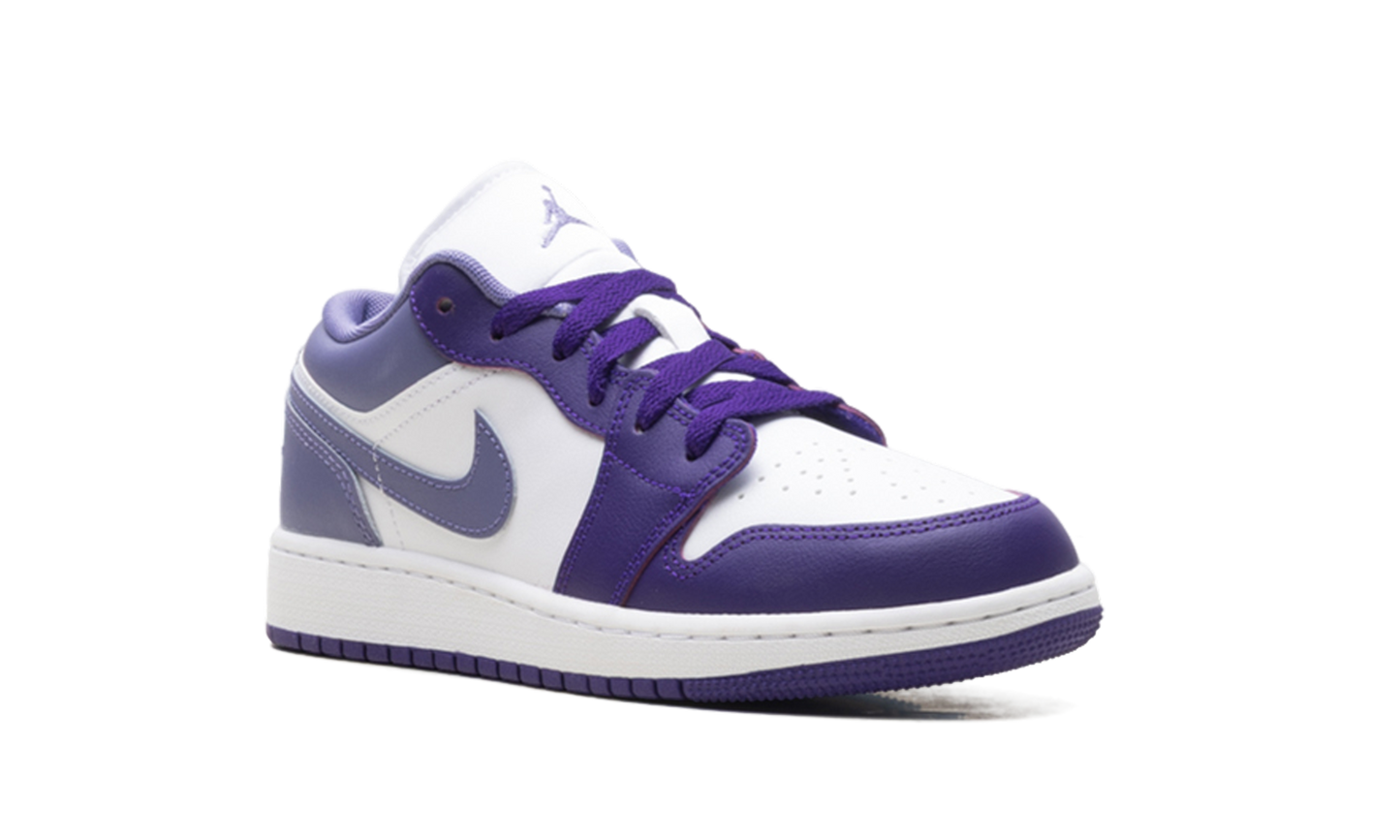 Air Jordan 1 Low GS "Purple / White" 553560 551