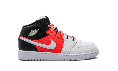 Air Jordan 1 Mid SE GS "White Infrared" FB4417 016