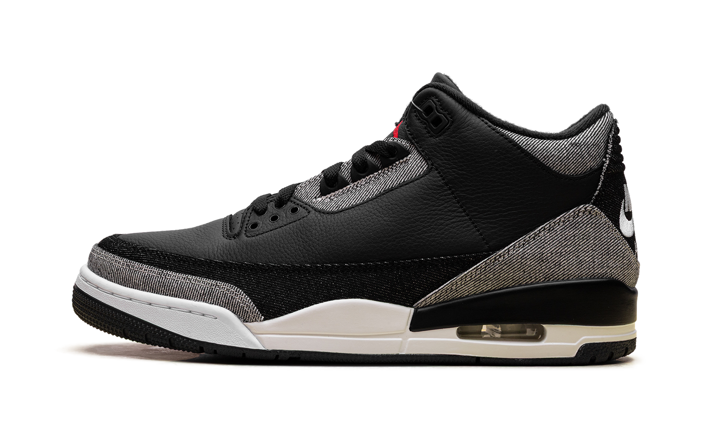 Air Jordan 3 "Levi's - Black Denim" IR0914 400