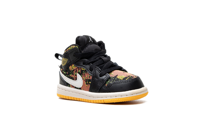 Air Jordan 1 Mid TD "Black / Laser Orange" 644507 003