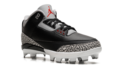 Air Jordan 3 Cleats "Black Cement" FZ8627 001