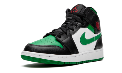 Air Jordan 1 Mid GS "Green Toe" 554725 067