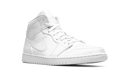Air Jordan 1 Mid "Triple White" 554724 130