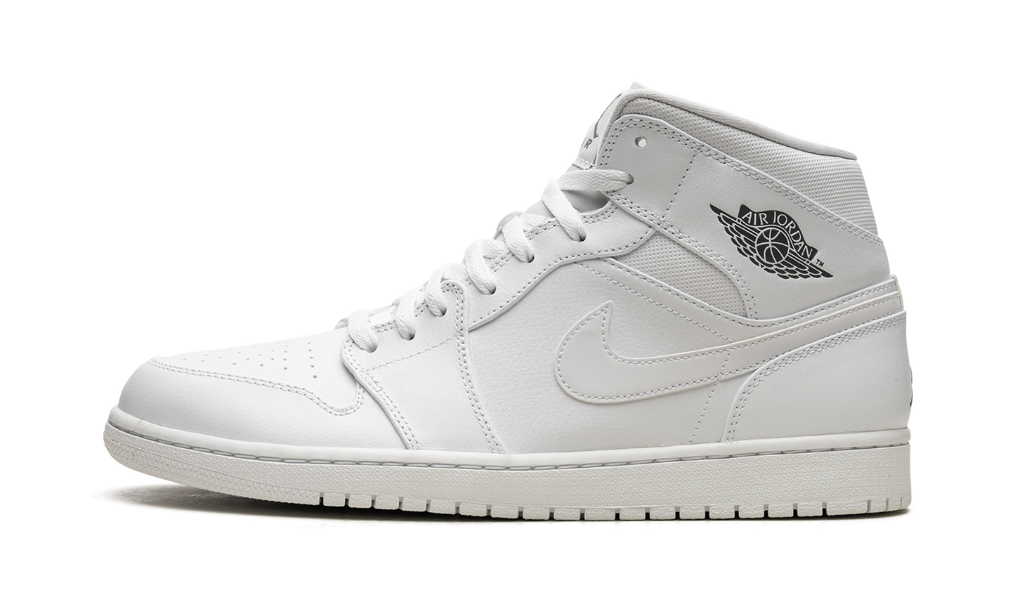 Air Jordan 1 Mid "White / Cool Grey" 554724 102