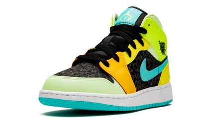 Air Jordan 1 Mid SE GS "Four Leaf Clover" BQ6931 037