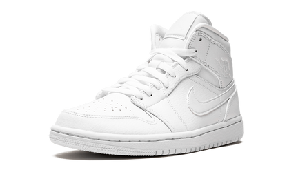 Air Jordan 1 Mid "Triple White" 554724 129