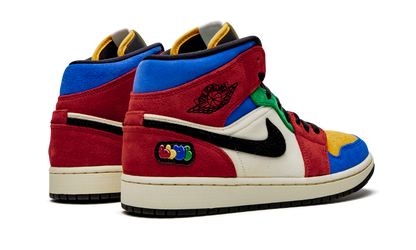 Air Jordan 1 Mid "Blue The Great - Fearless" CU2805 100