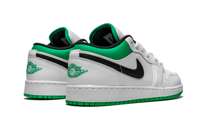 Air Jordan 1 Low GS "White / Stadium Green" 553560 129