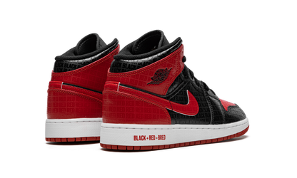 Air Jordan 1 Mid GS "Bred Text" DM9650 001