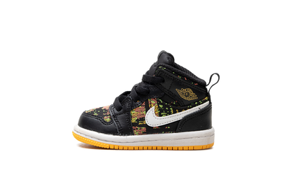 Air Jordan 1 Mid TD "Black / Laser Orange" 644507 003