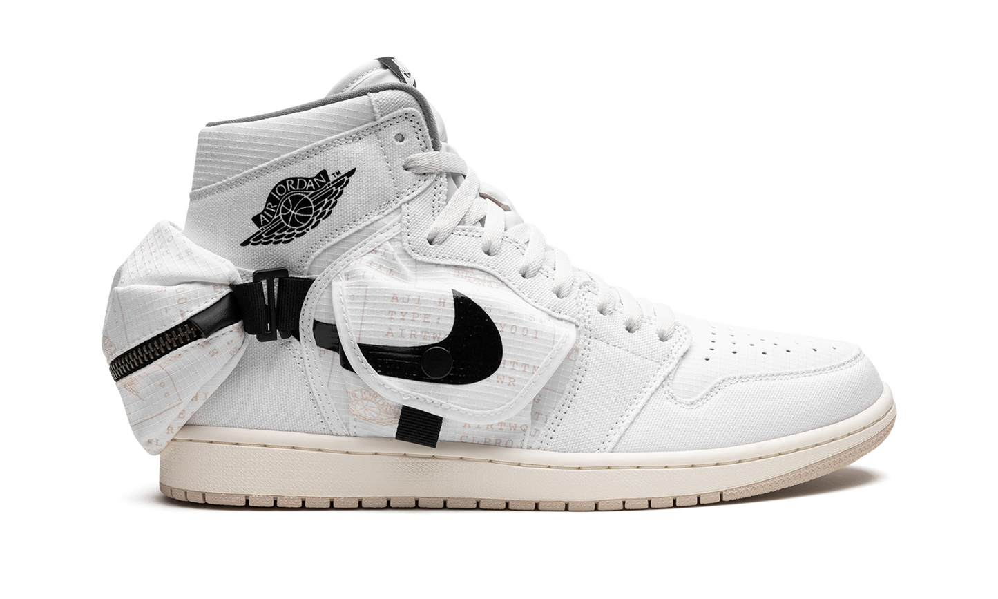 Air Jordan 1 Utility "WHITE BLACK" DO8727 100