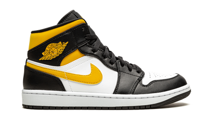 Air Jordan 1 Mid "White / Pollen / Black" 554724 177