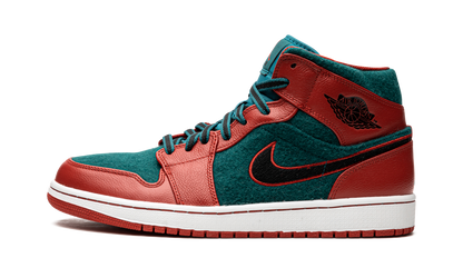 Air Jordan 1 Mid "Gym Red Dark Sea" 633206 608
