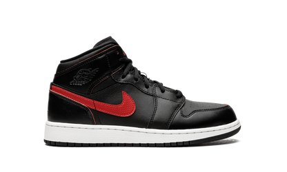 Air Jordan 1 Mid GS "Black / Gym Red" 554725 009