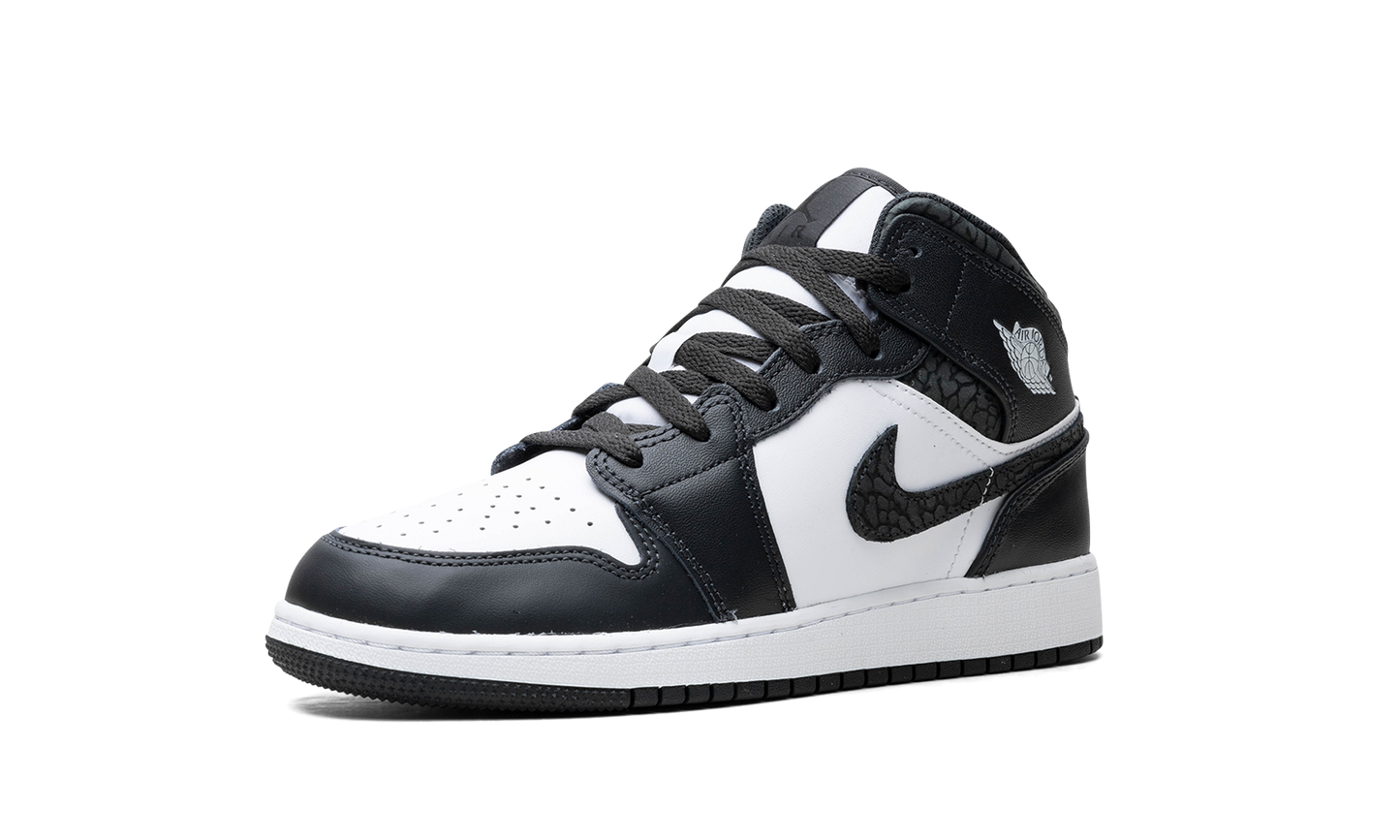 Air Jordan 1 Mid GS "Panda Elephant" FB9909 001