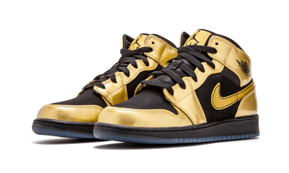 Air Jordan 1 Mid GS "Metallic Gold Coin" 555112 905