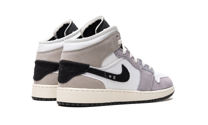 Air Jordan 1 Mid SE Craft GS "Cement Grey" FD9091 002