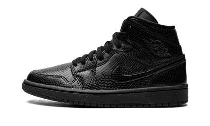 AIR JORDAN 1 MID WMNS "Black Snakeskin" BQ6472 010