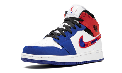 Air Jordan 1 Mid SE GS "Multicolor Swoosh" BQ6931 146