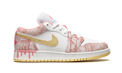 Air Jordan 1 Low SE GS "Paint Drip" CW7104 601