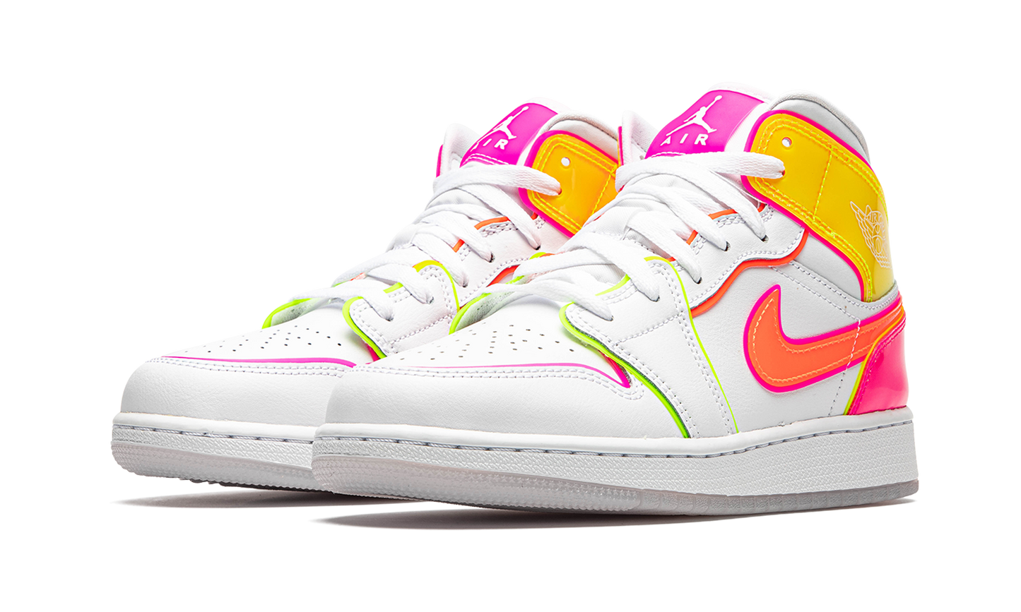 Air Jordan 1 Mid GS "Edge Glow" CV4611 100