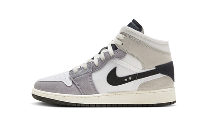 Air Jordan 1 Mid SE Craft GS "Cement Grey" FD9091 002