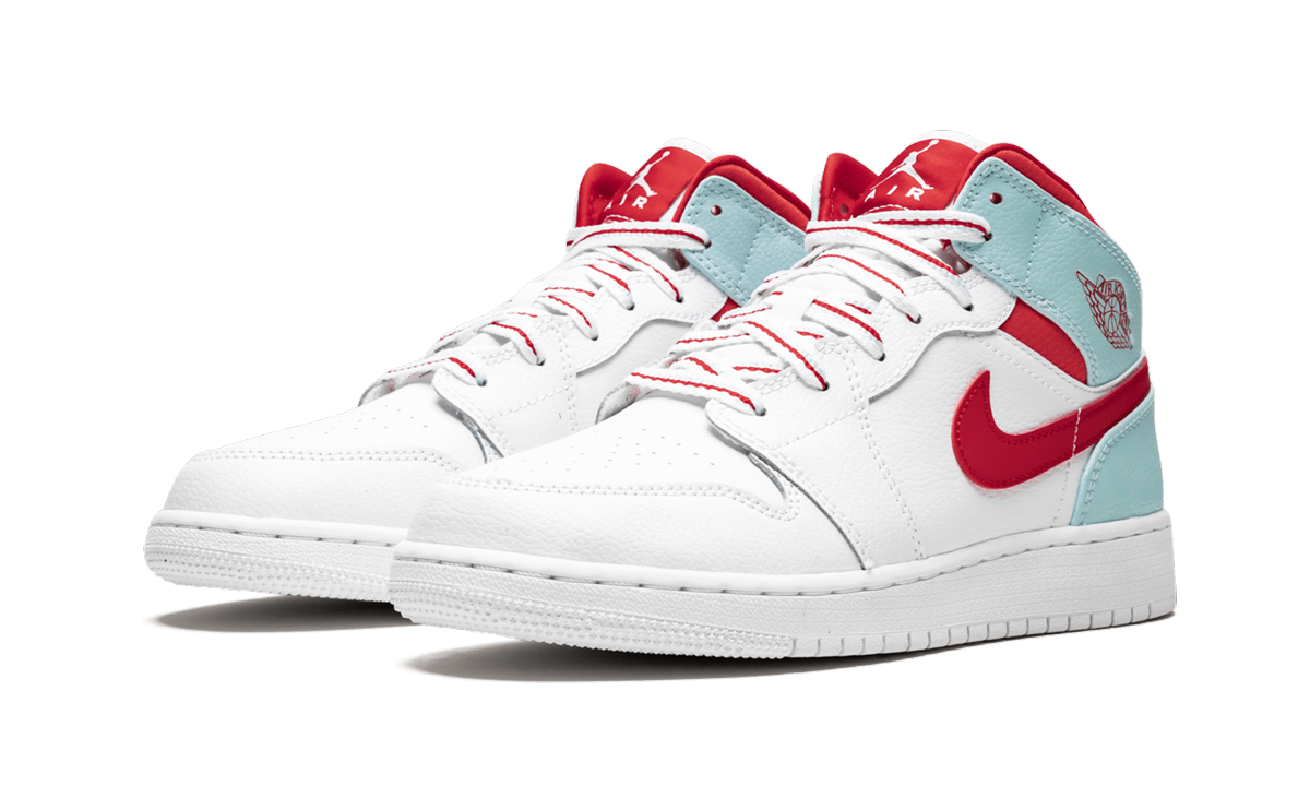 Air Jordan 1 Mid GS "Topaz Mist" 555112 104