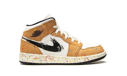 Air Jordan 1 Mid SE GS "Brushstroke" DA8006 100